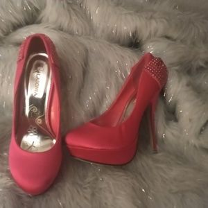 Hot Pink Pumps